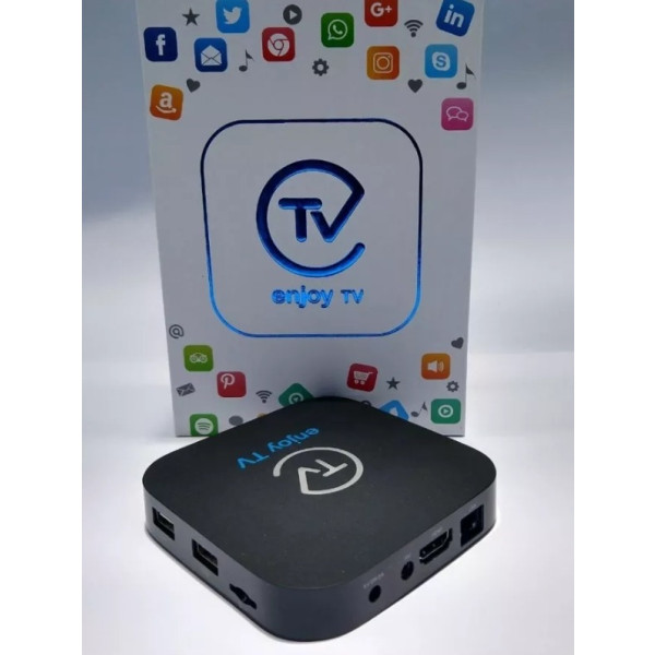 Receptor Enjoy Tv IPTV Android - Não precisa de antenas!