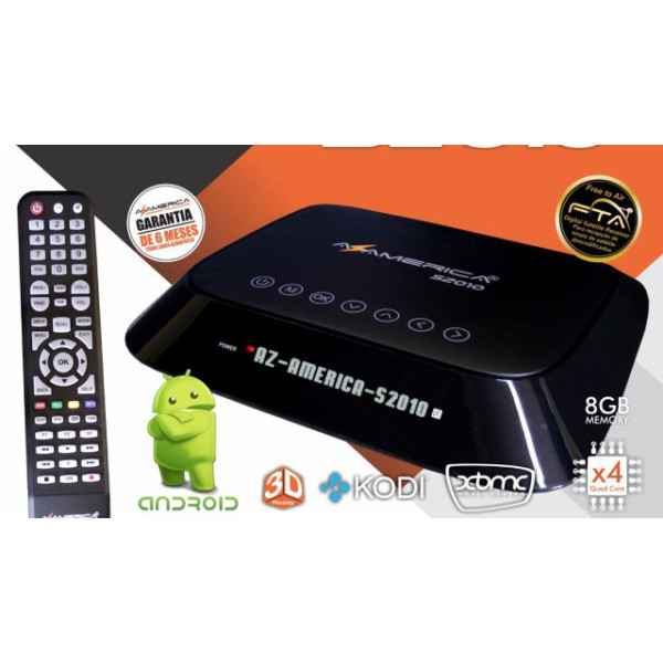 Comprar Receptor FTA Azamerica S-2010 4K 8GB Android ACM