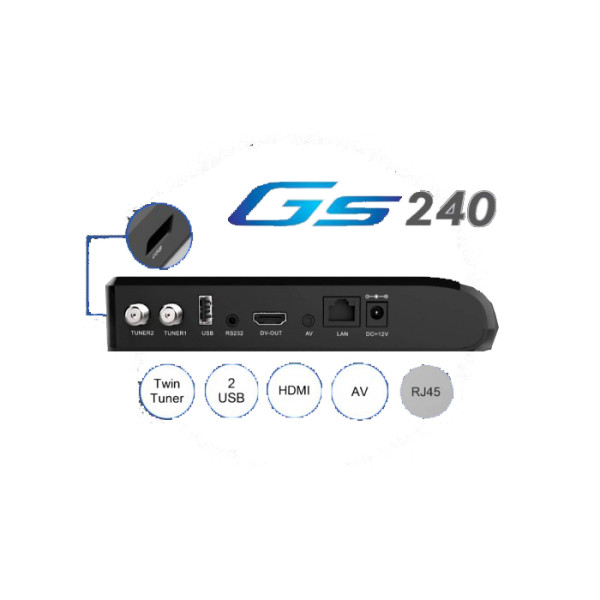 Receptor Globalsat GS 240 ACM 