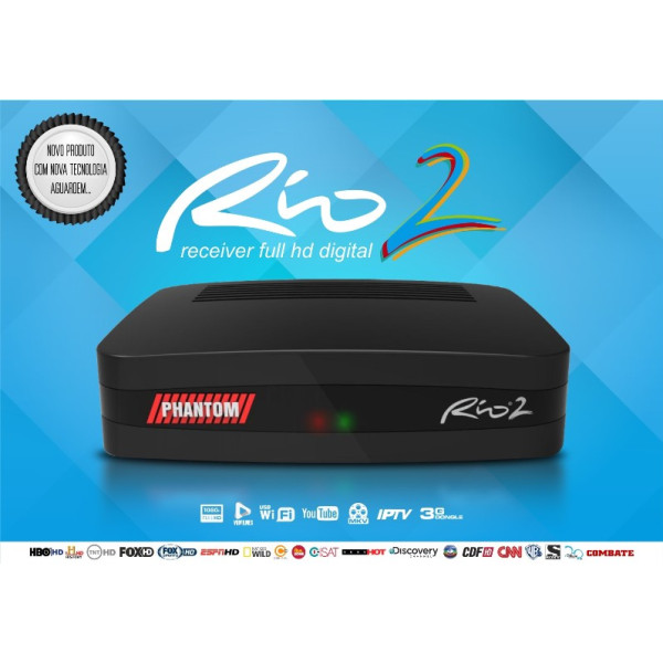 Receptor Receptor Phantom Rio 2 IPTV Wi-Fi IKS SKS 