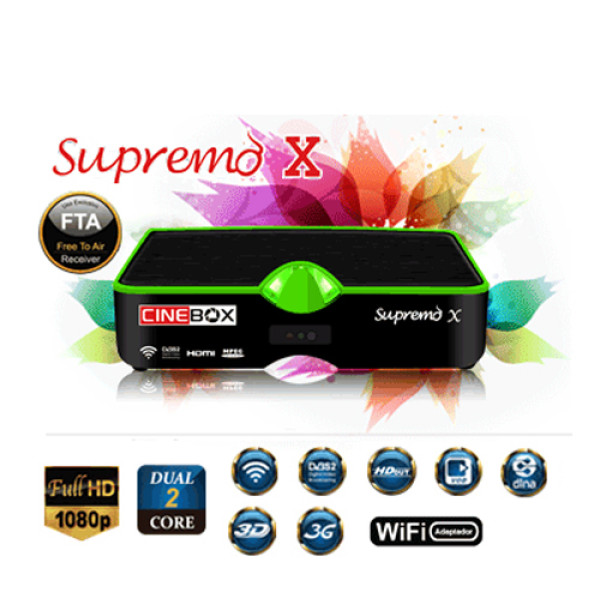 Receptor FTA Cinebox Supremo X